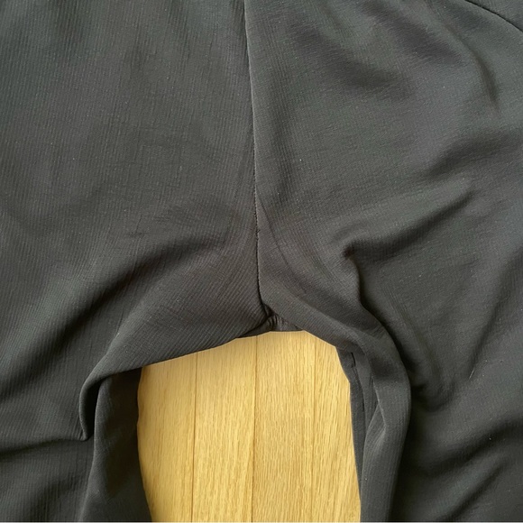ADIDAS Light Fabric Climawarm Long Black White Stripe Pants M - Picture 9 of 9